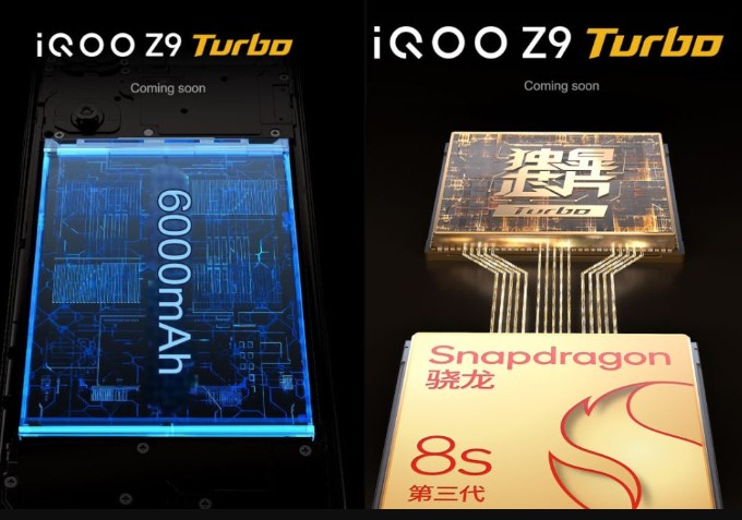 iQOO Z9 Turbo Long Battery Life Version with Snapdragon 8s Gen 3 and 6400mAh Battery to Launch in January 2025