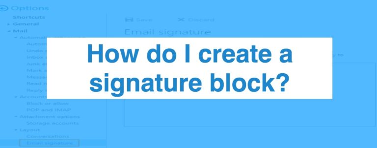 How to Add a Signature in Outlook.com (Outlook.live.com)
